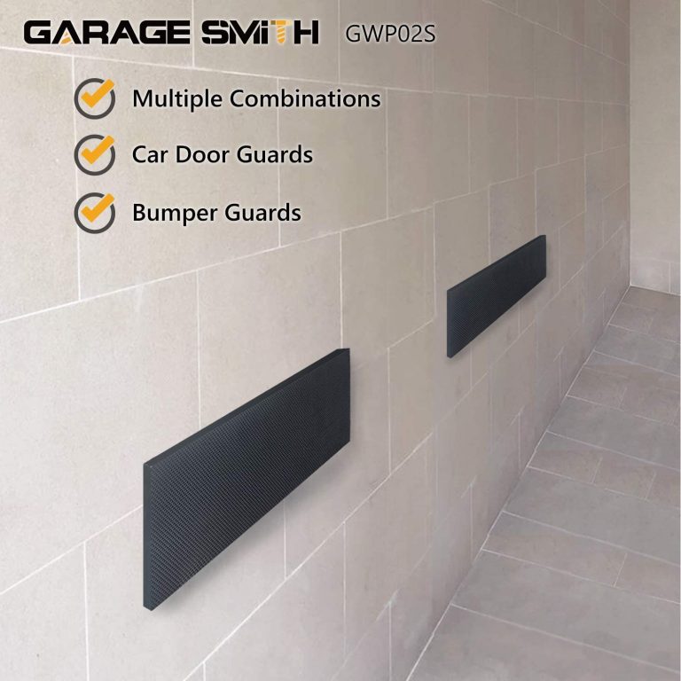 STRACKS Protection Murale Garage 2 M × 20 Cm × 9 Mm – Lot De 2, Anti-Choc Porte Voiture Extra-Épaisse
