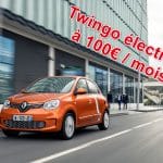 Renault Twingo électrique à 100 euros par mois Une offre de leasing social imbattable en 2023