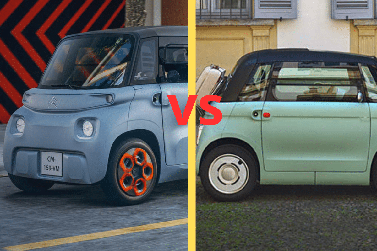 Le duel électrique : Citroën Ami contre Fiat Topolino Dolcevita